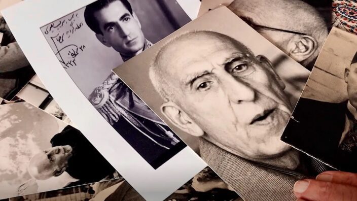 Black-and-white pictures of Iranian prime minister Mohammad Mossadegh overthrown in the notorious Coup 53
