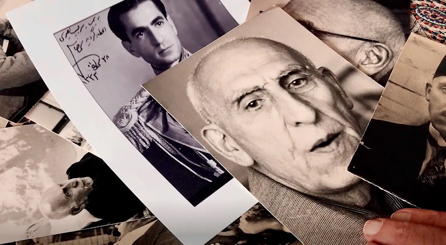 Black-and-white pictures of Iranian prime minister Mohammad Mossadegh overthrown in the notorious Coup 53