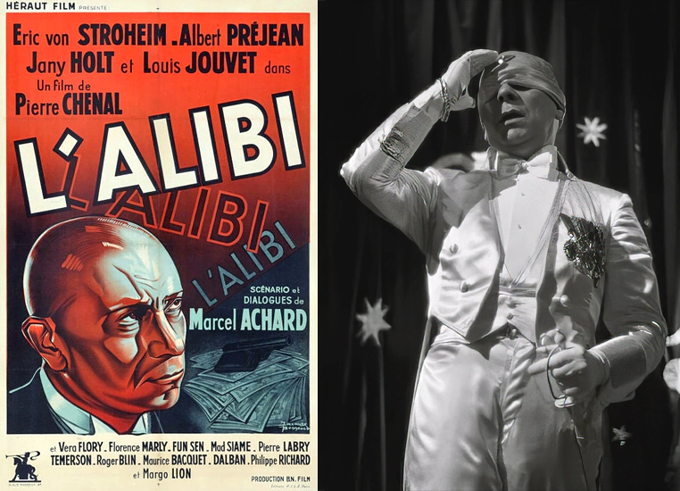 Erich Von Stroheim in The Alibi - L'Alibi (1937)